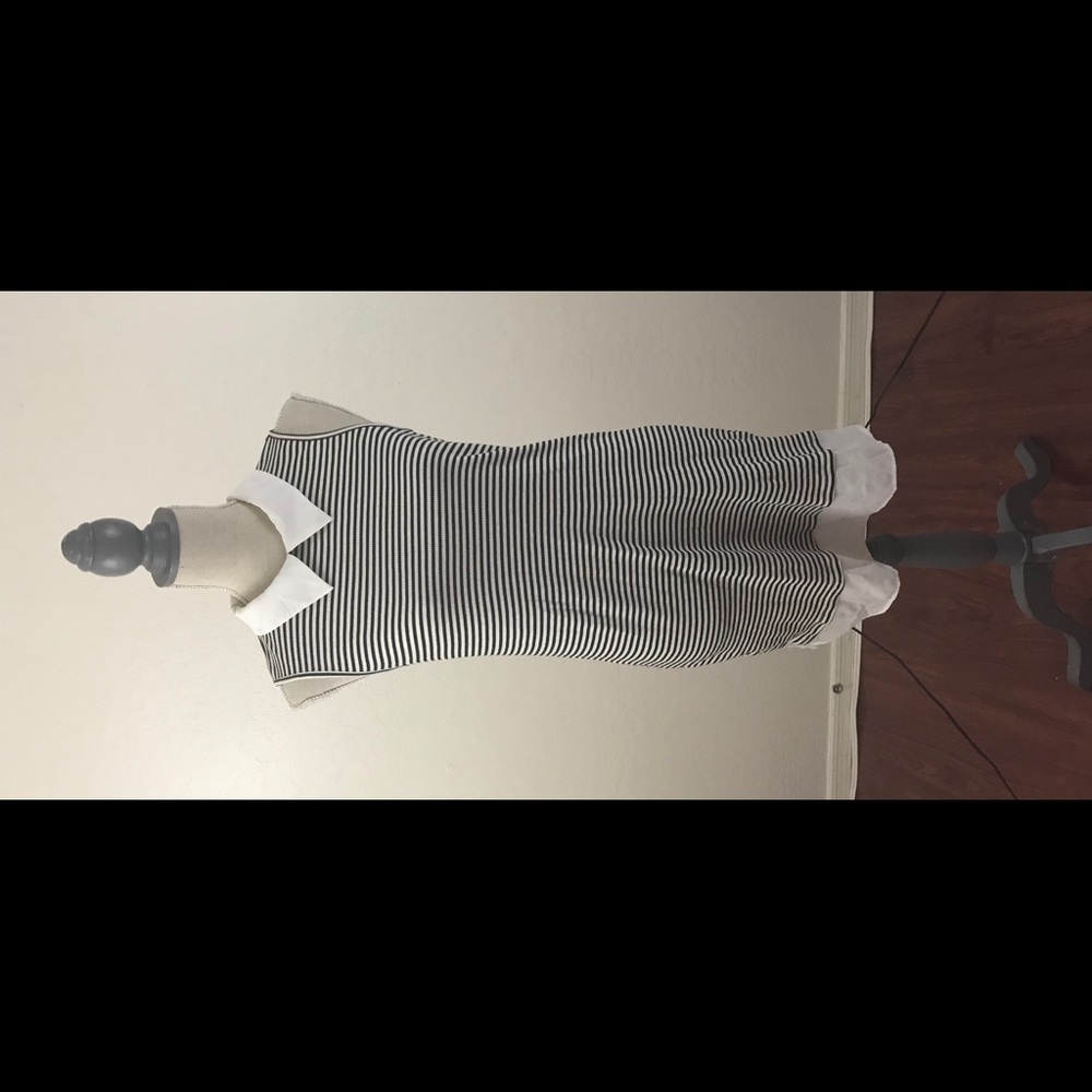 🎊SALE🎊Monteau  Stripped Black White Dress - Picture 5 of 5
